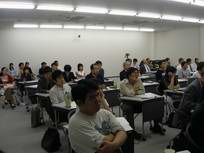 Participants listening to the explanation