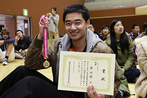 写真提供者:京都情報大学院大学 1回生 侯 翔瀚君