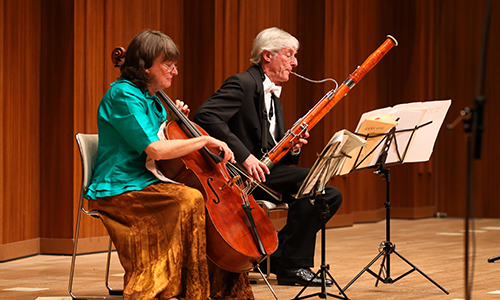 Mr. and Mrs. Edelman sounding a solemn tone in unison at the 