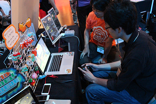 京都市勧業館・みやこめっせで開かれた日本最大規模のインディーゲームの祭典「BitSummit 2015」