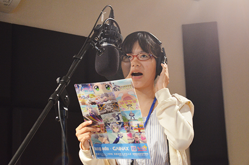 【アニメ声優体験】いよいよ本番。ちょっぴり緊張したけど,「きょこたん」になりきれました