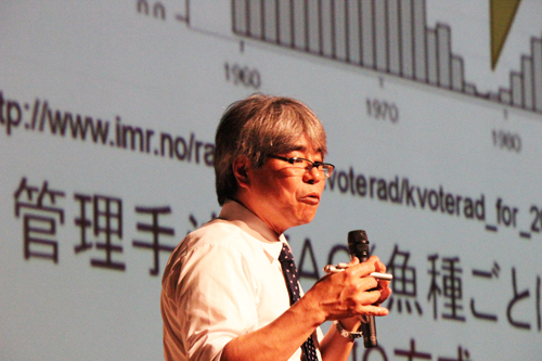 Yasushi Nishimori discusses the development of the fish finder