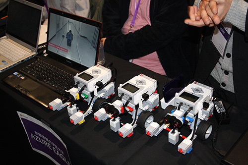 Automatic patrol robot for nursing homes developed by a team of students