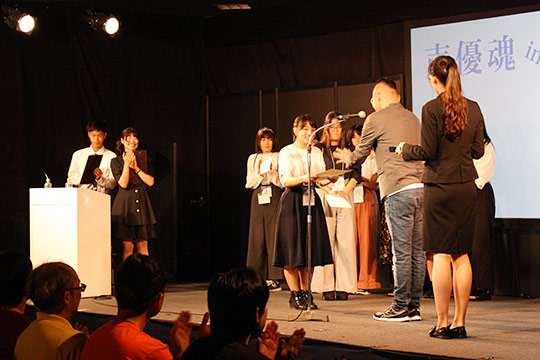 At the Seiyu Soul in KYOMAFU, those who passed the second round of judging were invited to participate in the finals of the main competition.KCG Information Processing Department IT Voice Acting Course students acted as moderators (September 16).