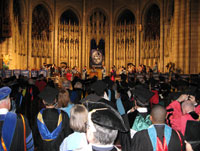 Inauguration in the church