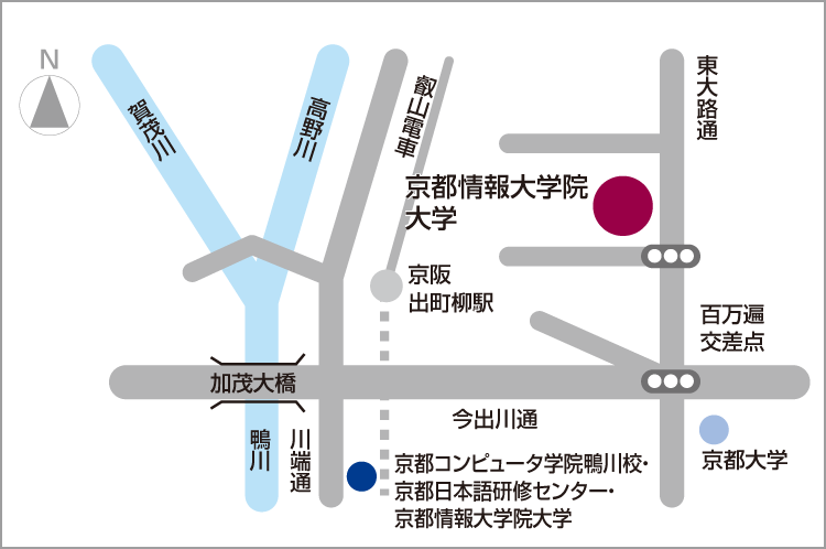 百万遍キャンパス 地図