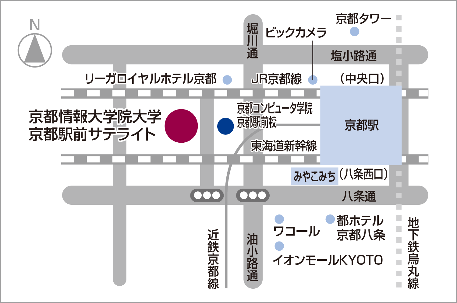 京都駅前サテライト 地図