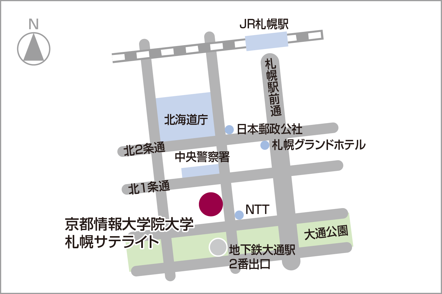 Sapporo Satellite Campus Maps