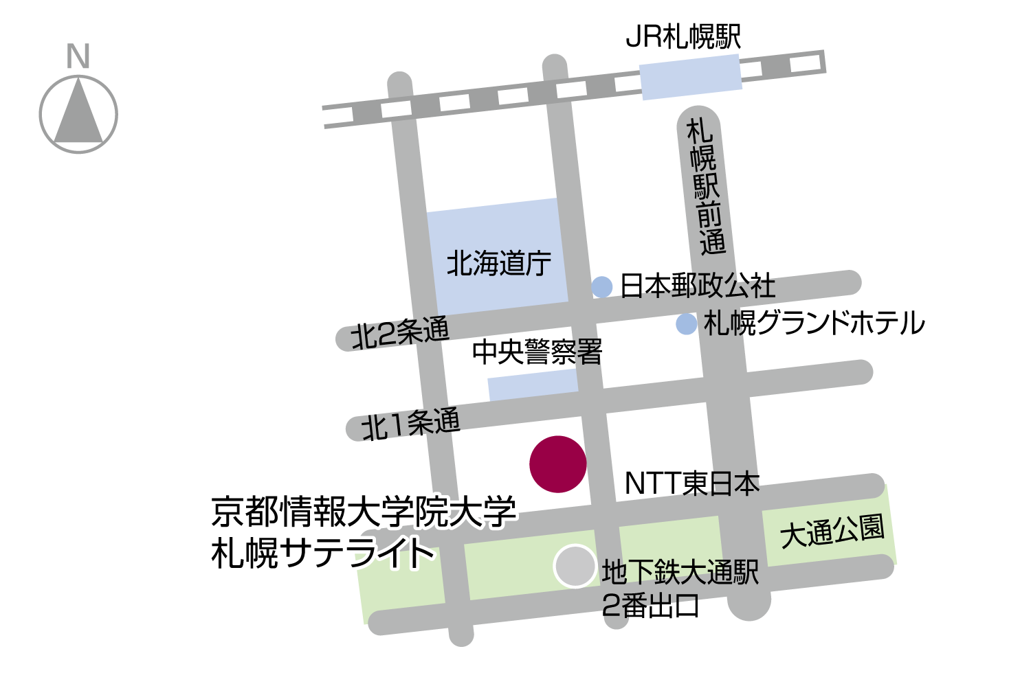 Sapporo Satellite Campus Maps