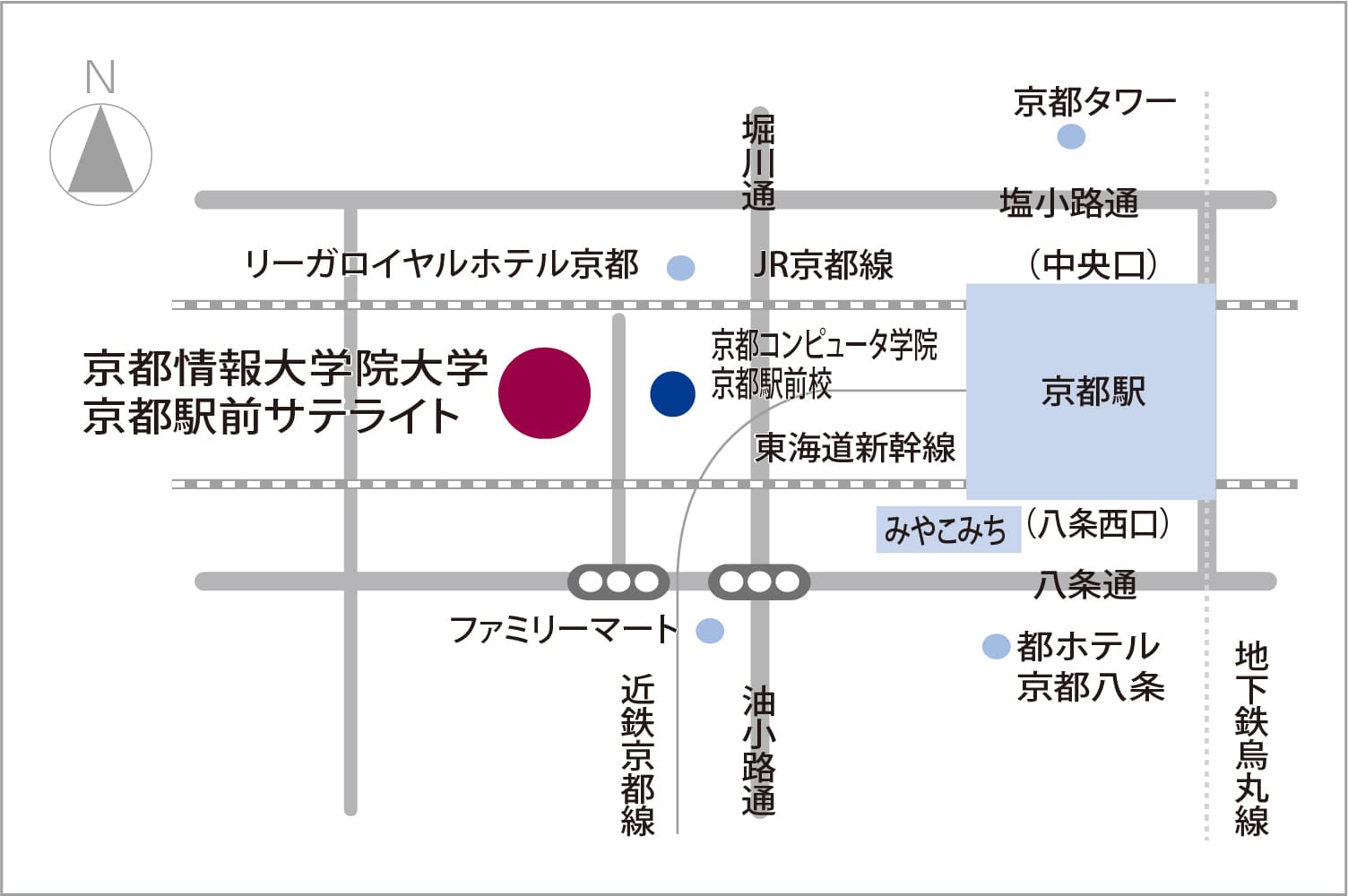 京都駅前サテライト 地図