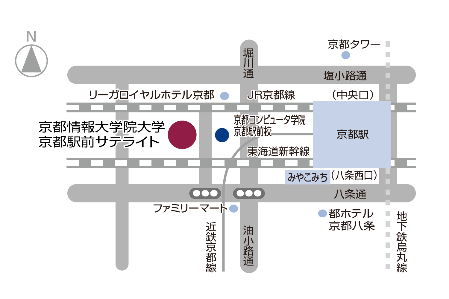 京都駅前サテライト 地図