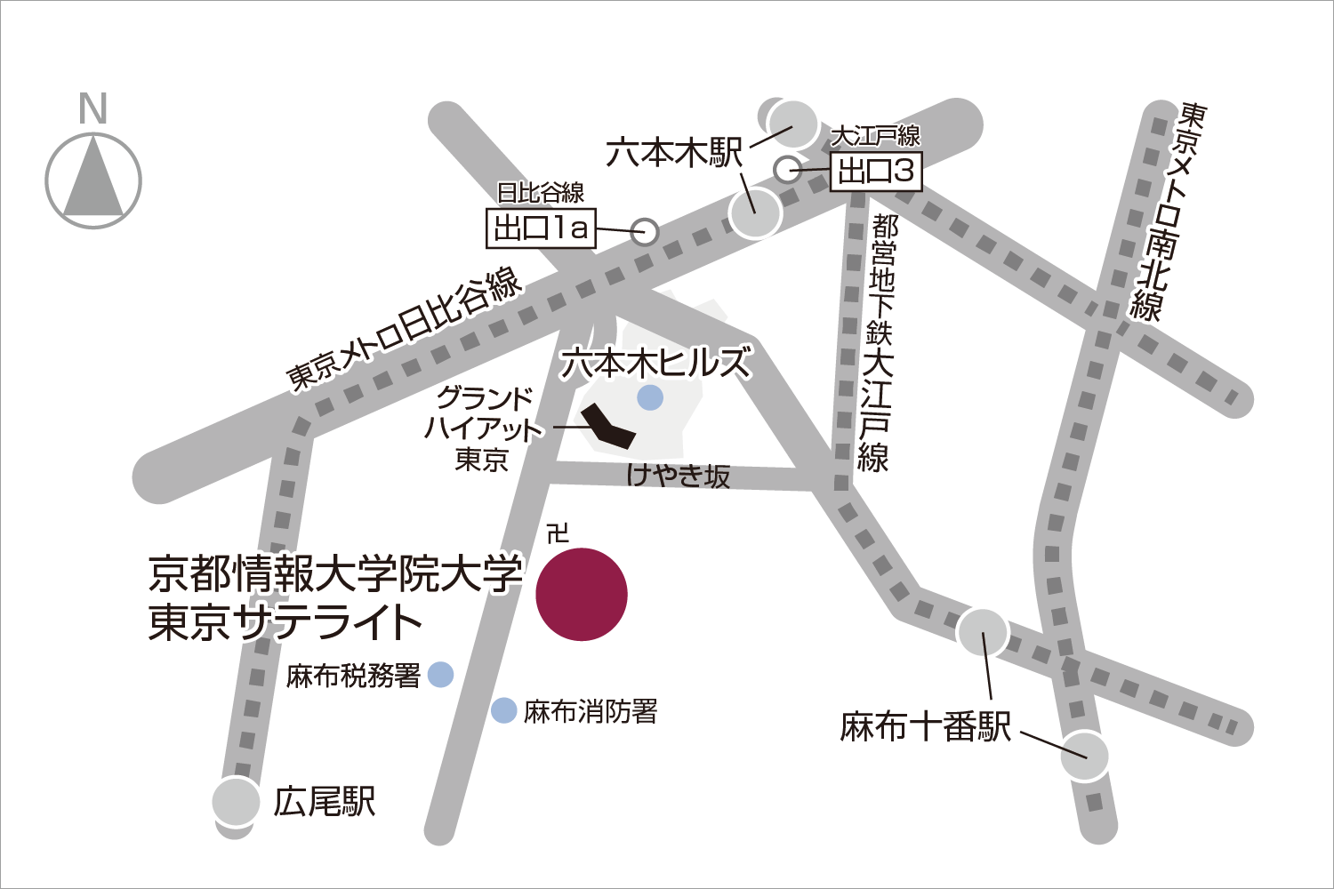 東京サテライト 地図