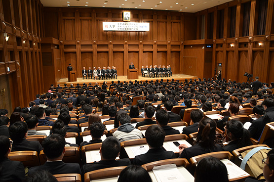 The 2019 KCG Group entrance ceremony welcomed new students studying in 2021.(Part 1 on the morning of April 6, 2019, KCG Kyoto Ekimae School, KCGI Kyoto Ekimae Satellite 6F Hall)