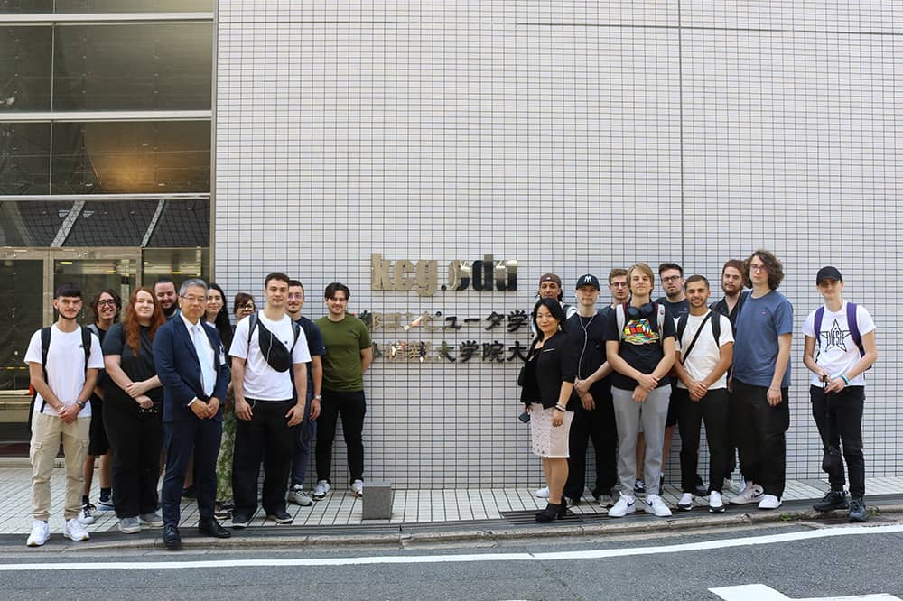 KCGグループの学生らとの交流や日本文化体験を楽しみました(KCG京都駅前校)