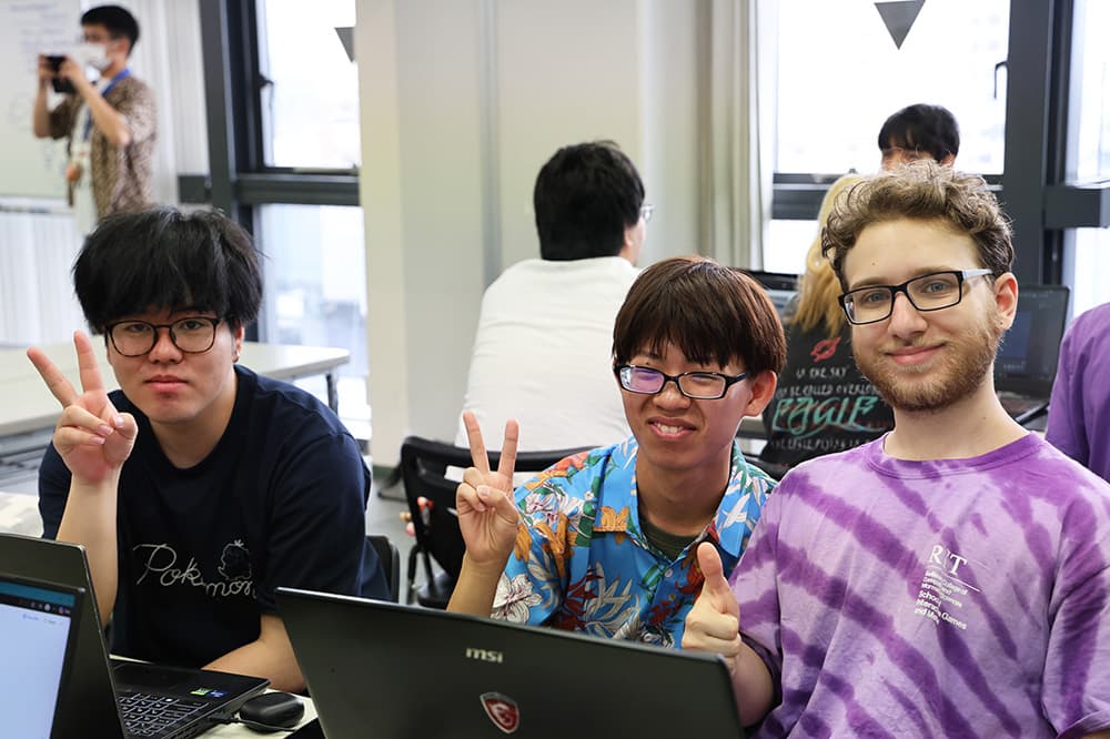 KCG×RITの共同チームでゲーム制作。お互いからたくさんのことを学びました